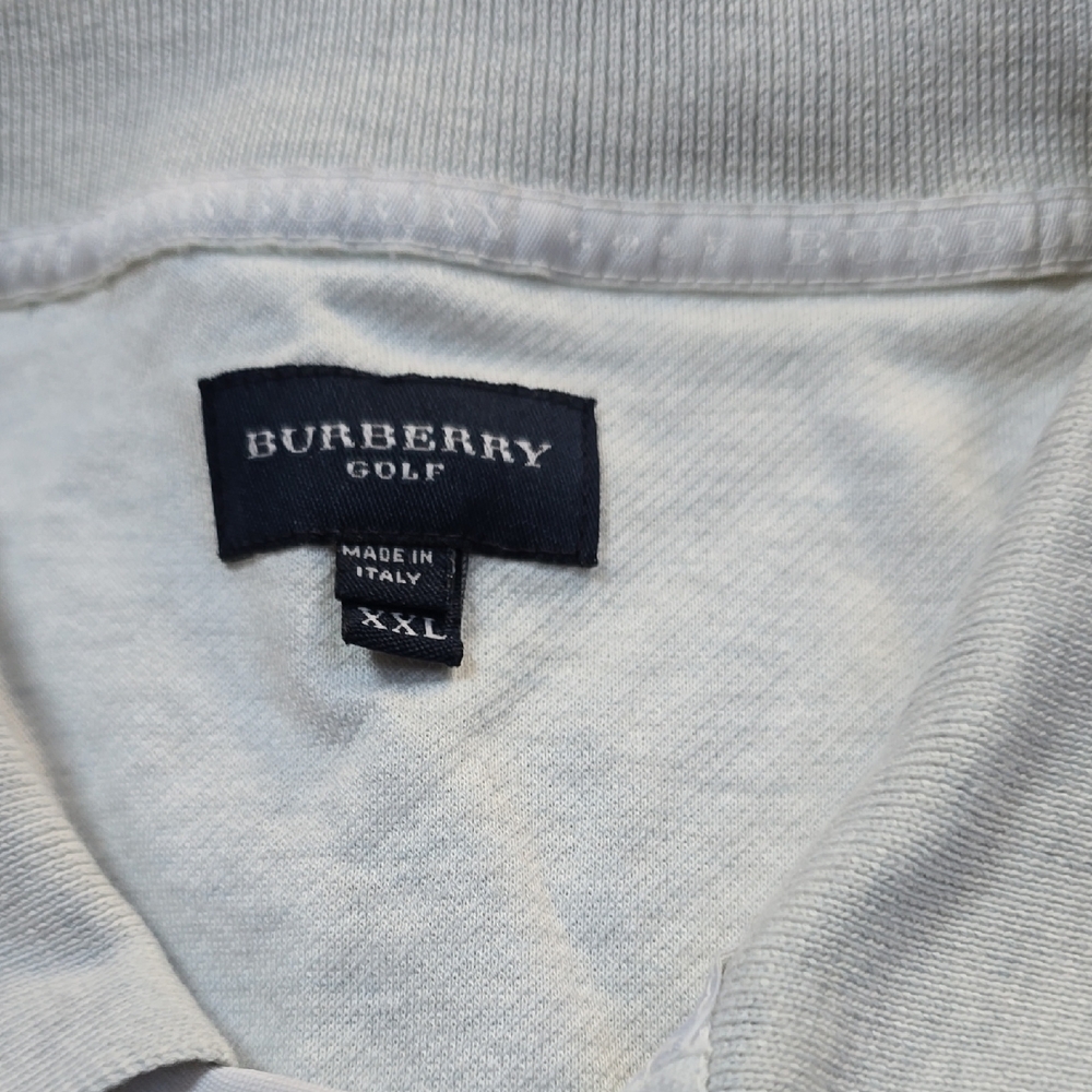 Burberry Golf Polo Shirt XXL in White